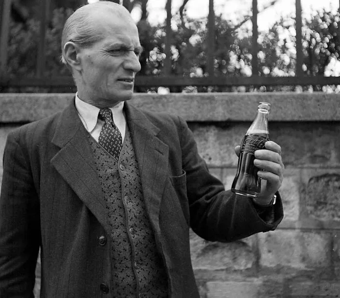 French Mans Reactions To Tasting Coca Cola For The First Time, 1950