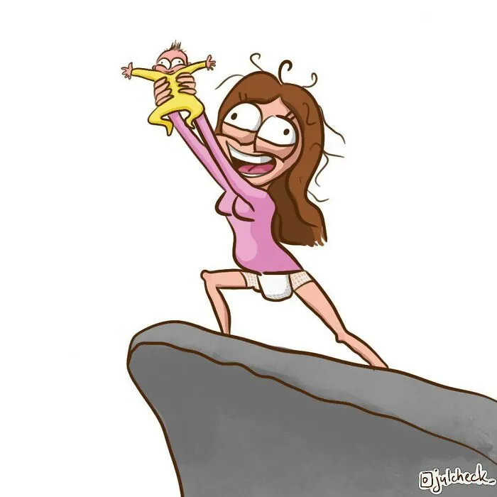 Artist Illustrated Everyday Moments Of Motherhood In 28 Relatable Comics