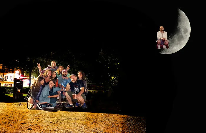 How Our Friend Once Went To The Moon - 12 Hilarious Photo Manipulations We Made