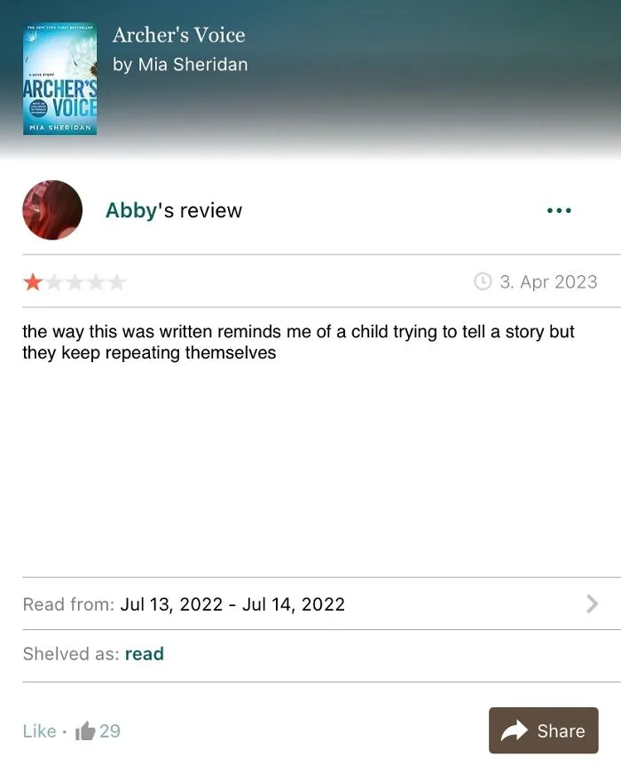 40 Times People Left Hilariously Honest 1-Star Reviews On Goodreads