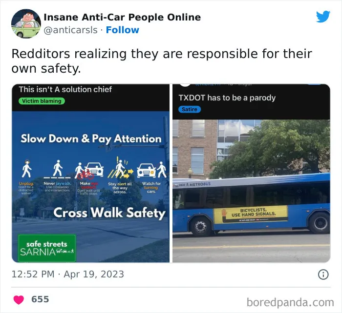 This Twitter Page Exists To Showcase The Wildest Examples Of Anti-Car People (30 Posts)