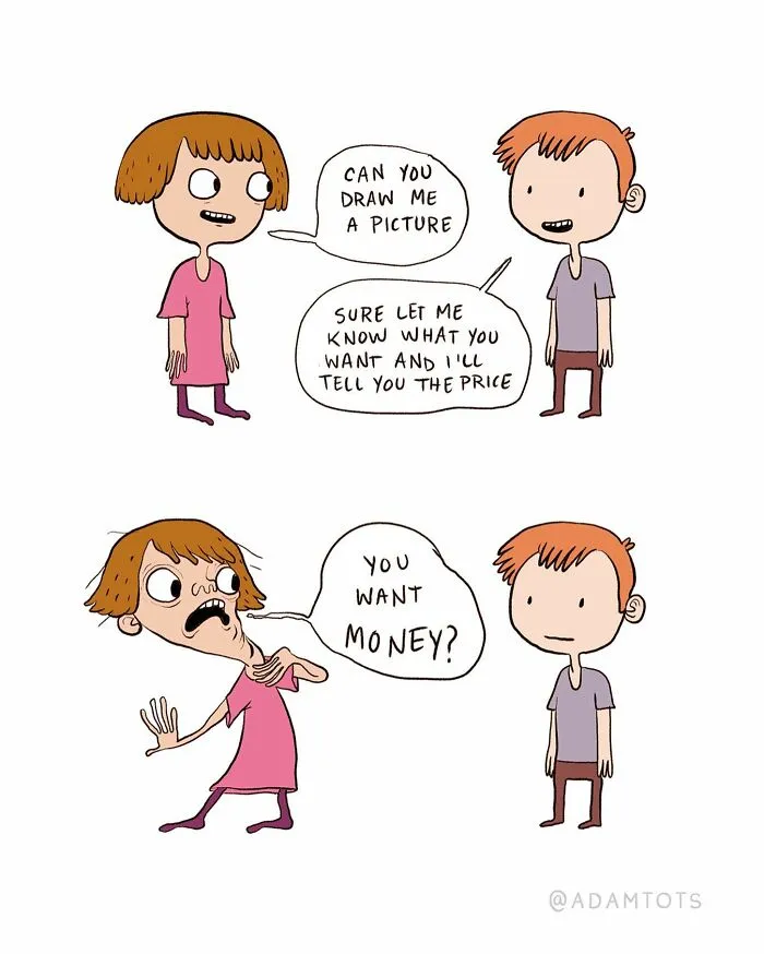 This Artist Portrays Everyday Life Situations In A Fun And Exaggerated Way (30 New Pics)