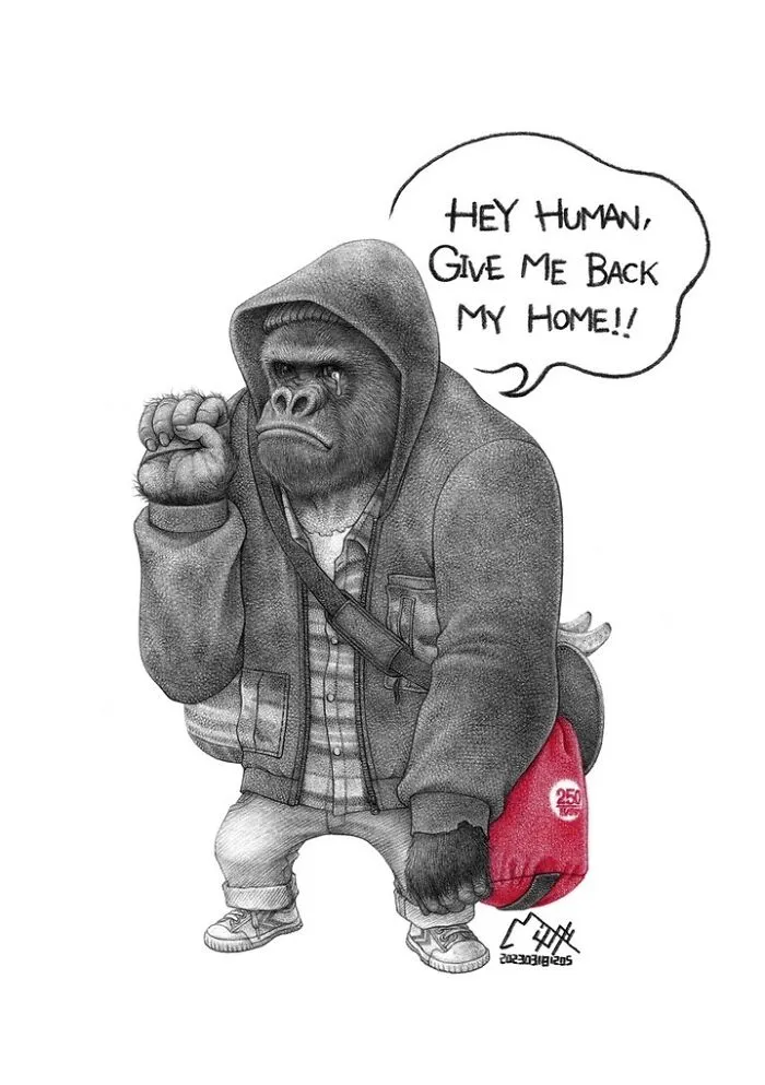 24 New Uncomfortable Illustrations This Artist Created About Animal Cruelty