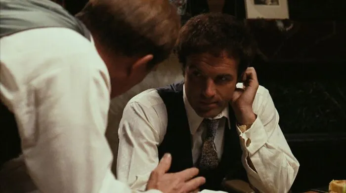 Santino Corleone talking and scratching head 