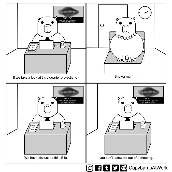 My Comic About Capybaras Showcases The Situations Many Of Us Have To Face At Work (34 Pics)