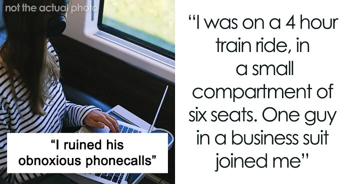 Woman Ruins Man’s Phone Calls After He Ignores Her Request To Keep It Quiet