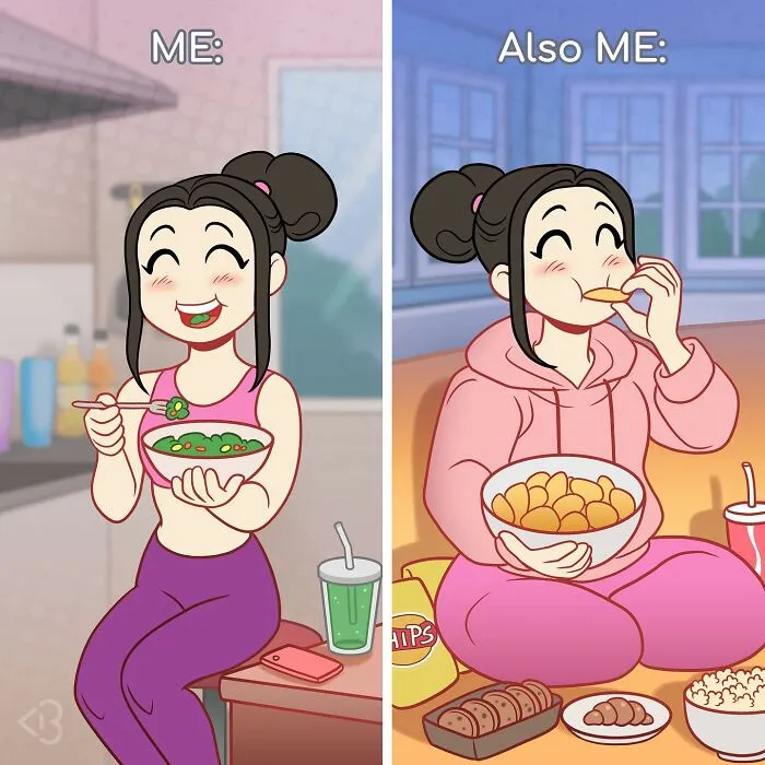 30 Comics By A Fitness Trainer That Encourage Self-Acceptance And Wellness (New Pics)