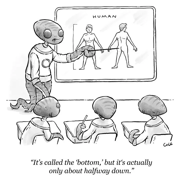 40 Hilarious Cartoons I Created Convey The Message With Little To No Words