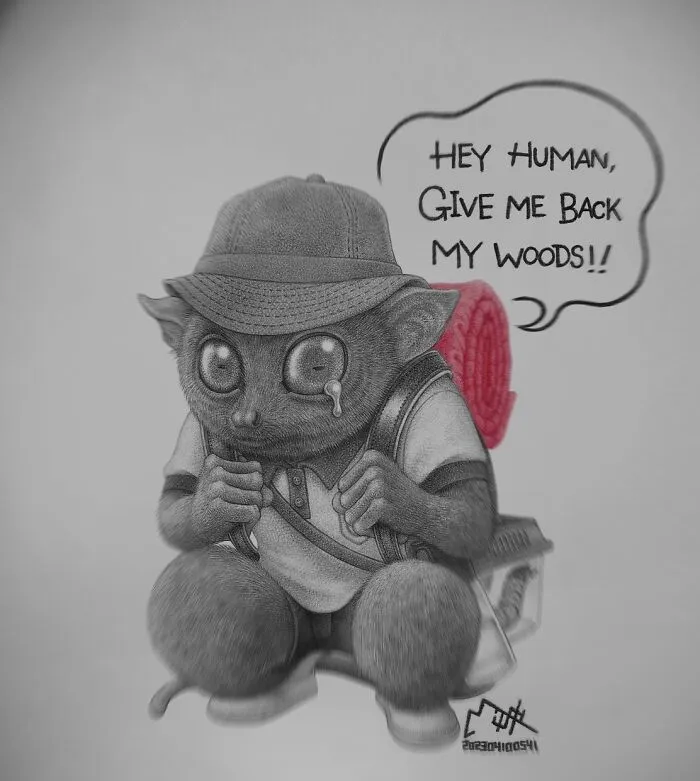 24 New Uncomfortable Illustrations This Artist Created About Animal Cruelty