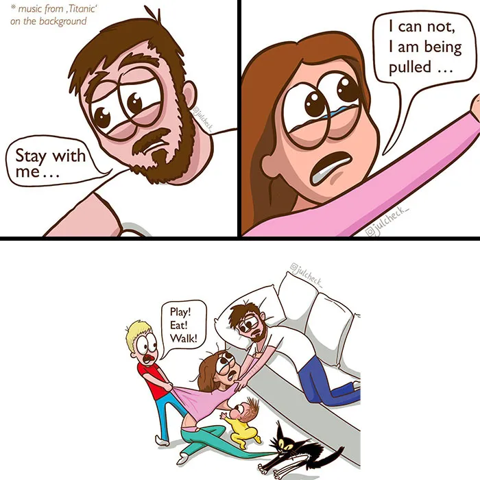 Artist Illustrated Everyday Moments Of Motherhood In 28 Relatable Comics
