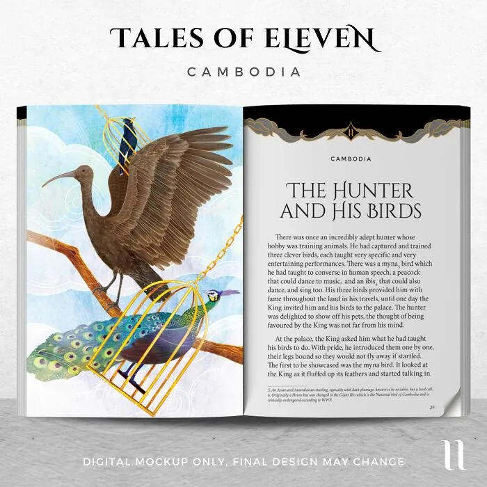 The Hunter And His Bird - Cambodia Folklore