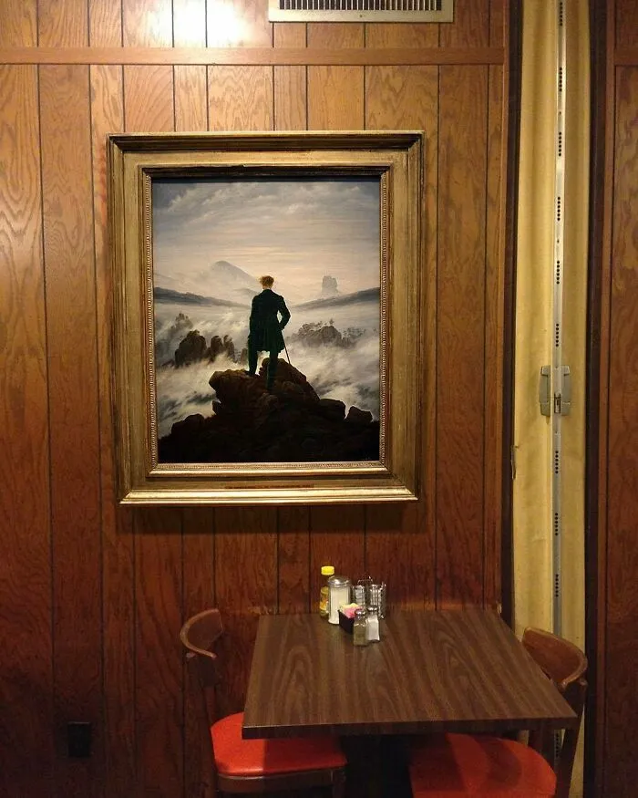 This Instagram Page Showcases The Contrast Between Great Art And Ugly Rooms (35 Posts)