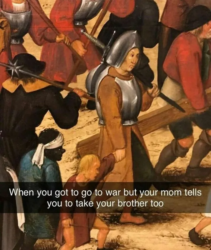 50 Funny And Relatable Memes Of Classical Art That Perfectly Fit With Today's Problems