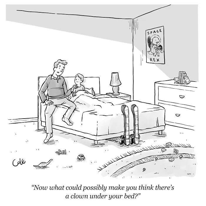 40 Hilarious Cartoons I Created Convey The Message With Little To No Words