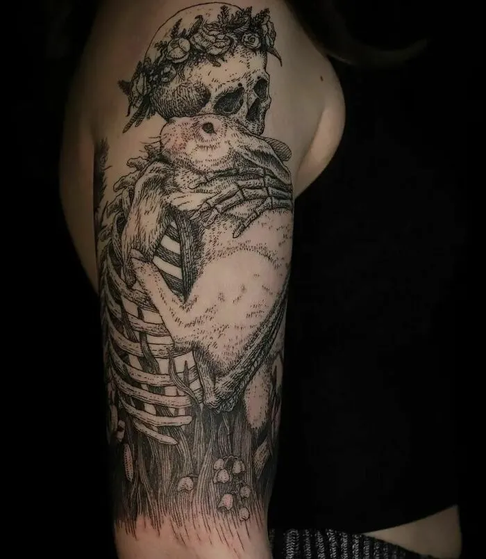 Love At First Sight Upper Arm Tattoo