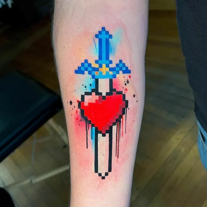 Zelda Video Game Tattoo