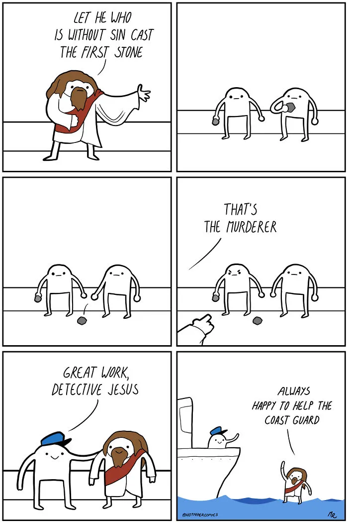 Artist Illustrates 30 Ridiculous Situations In Witty Comics (New Pics)