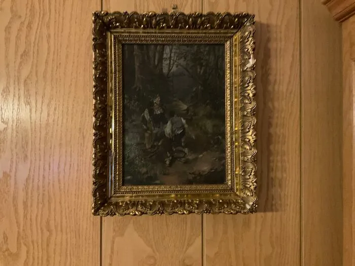 An Oil Painting My Great Grandma Brought With Her When She Fled From The Soviets. From Somewhere Around 1880