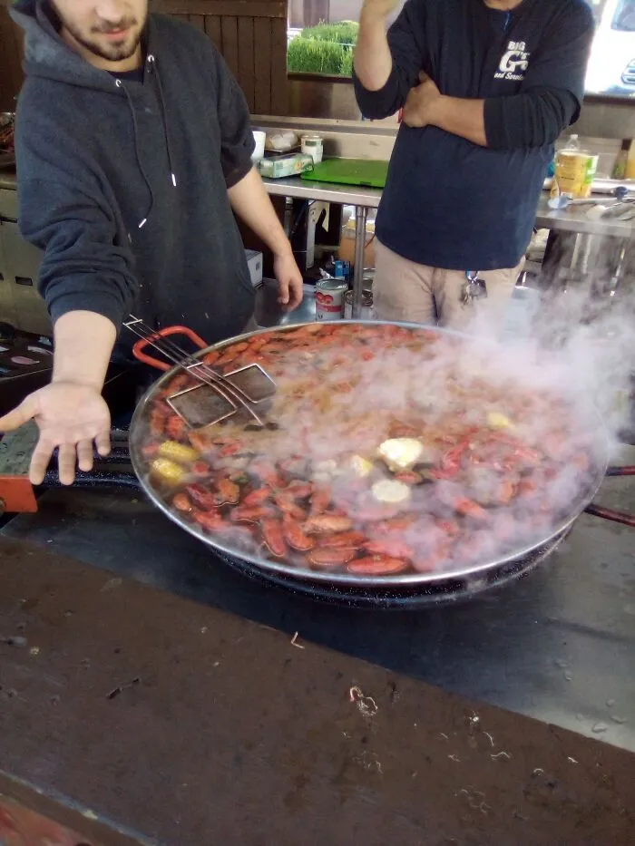 Prawn Fry, This Was The Little Skillet! Neewollah Fest, Independence, Kansas