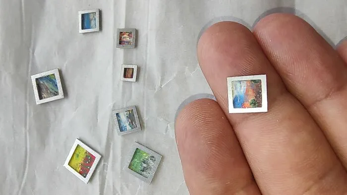 Creating Miniature Paintings Makes Me Happy