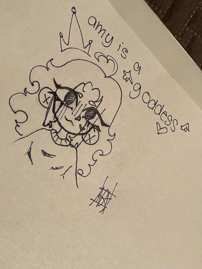 The Rough Sketch Looked Good But When I Outlined It Looked Bad. :(((