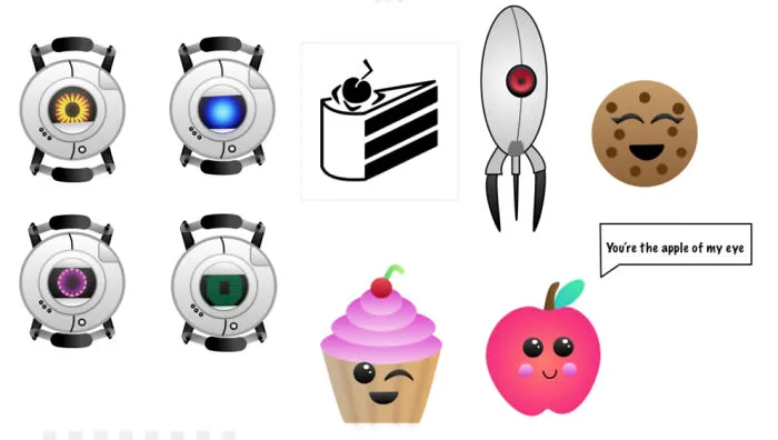 The Cookie, The Cupcake And The Apple Are Stickers I Made For My Crush And She Loved Them!!!!