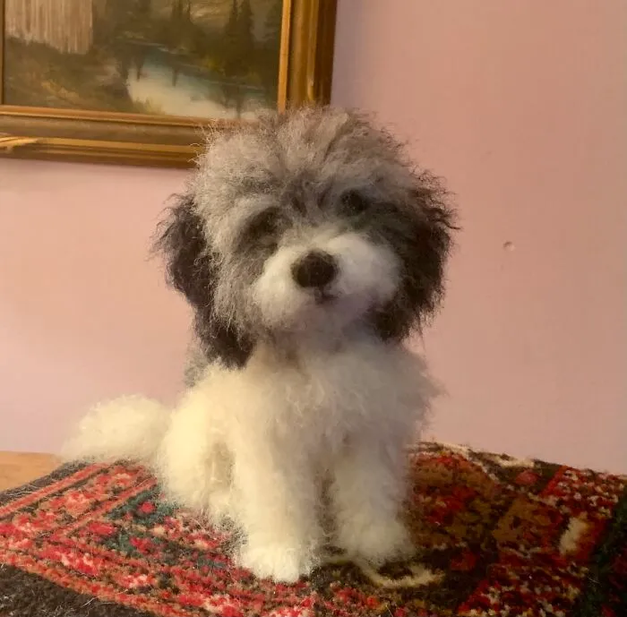 I Make Pocket-Size Wool Dogs