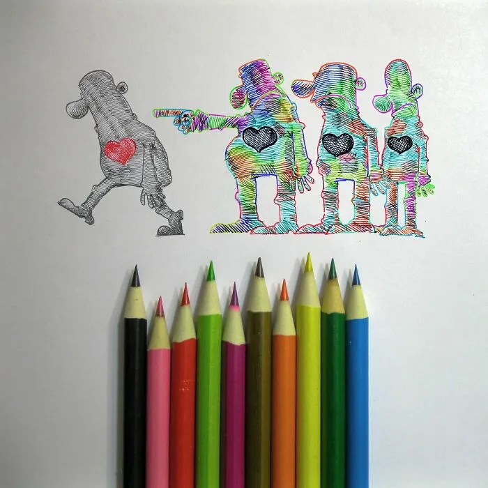 This Artist Uses His Illustrations To Tell Various Stories, And Here Are His 35 Best Works