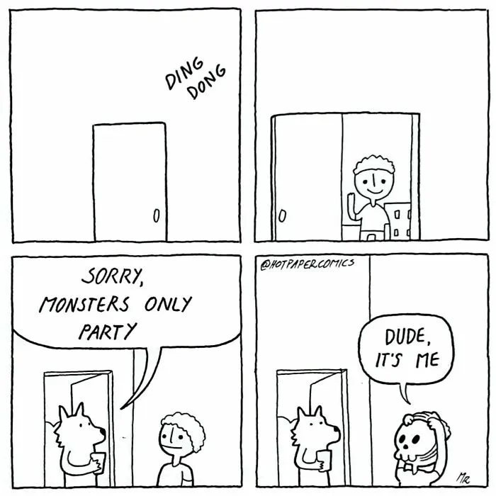 Artist Illustrates 30 Ridiculous Situations In Witty Comics (New Pics)