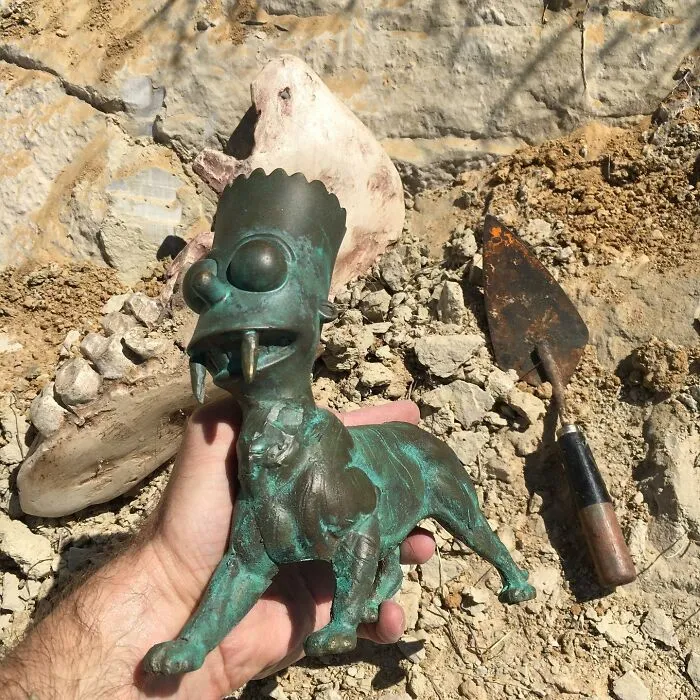This Artist Uses Recognizable Pop Characters To Create Fake Ancient Artifacts (30 Pics)