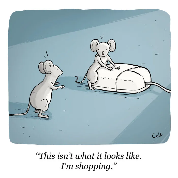 40 Hilarious Cartoons I Created Convey The Message With Little To No Words