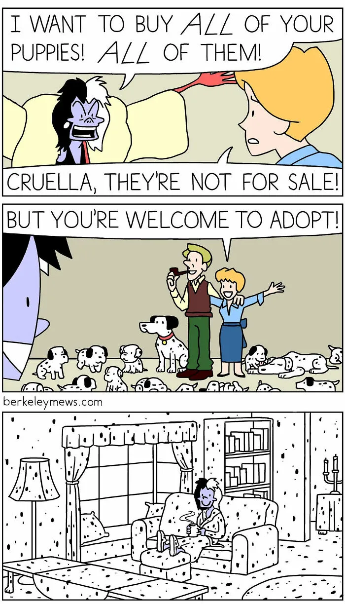 Artist Adds Twisted Endings To His Seemingly Innocent Comics (30 New Pics)