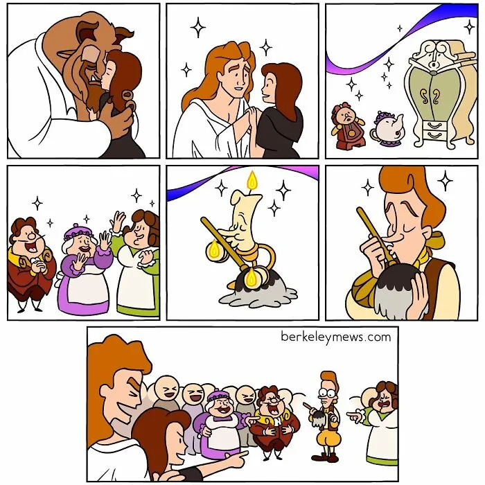 Artist Adds Twisted Endings To His Seemingly Innocent Comics (30 New Pics)