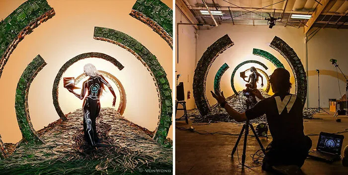 This Artist Shared 30 Behind-The-Scenes Images From His Photo Sets