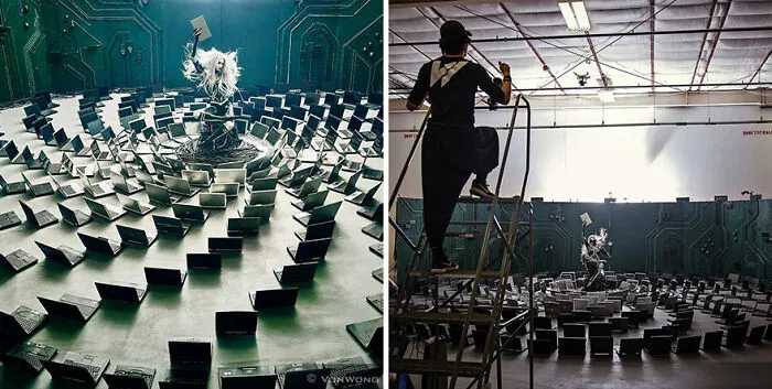 This Artist Shared 30 Behind-The-Scenes Images From His Photo Sets