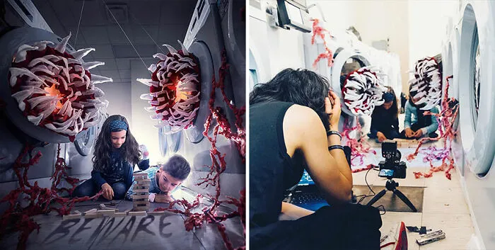 This Artist Shared 30 Behind-The-Scenes Images From His Photo Sets