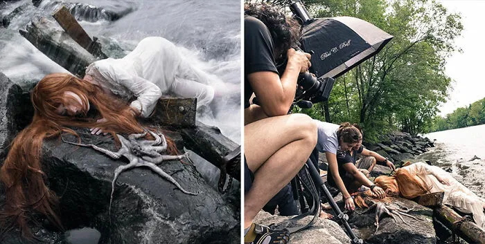 This Artist Shared 30 Behind-The-Scenes Images From His Photo Sets