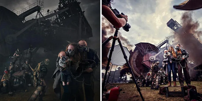 This Artist Shared 30 Behind-The-Scenes Images From His Photo Sets