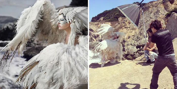 This Artist Shared 30 Behind-The-Scenes Images From His Photo Sets