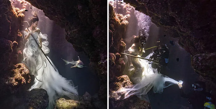 This Artist Shared 30 Behind-The-Scenes Images From His Photo Sets