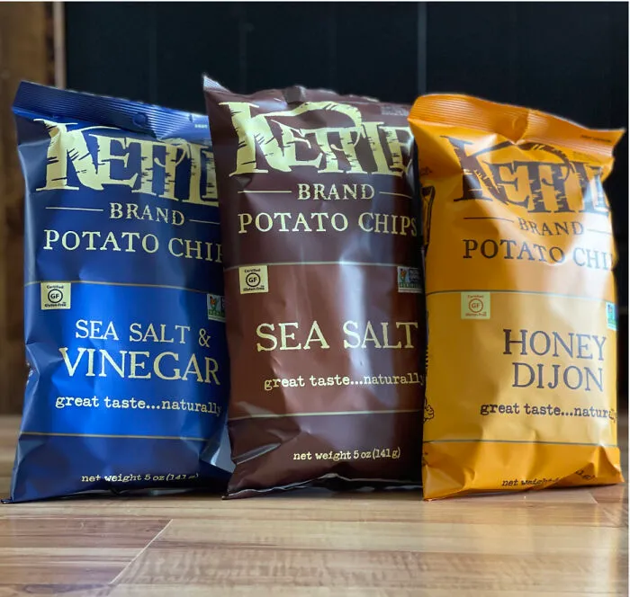 These Chips. As A Little Kid, I Always Used To Eat The Honey Dijon Ones, But I Ate So Many Of Them That I Actually Got Sick Of The Taste Lol. Now, The Salt And Vinegar Chips Are My Favourite. :)