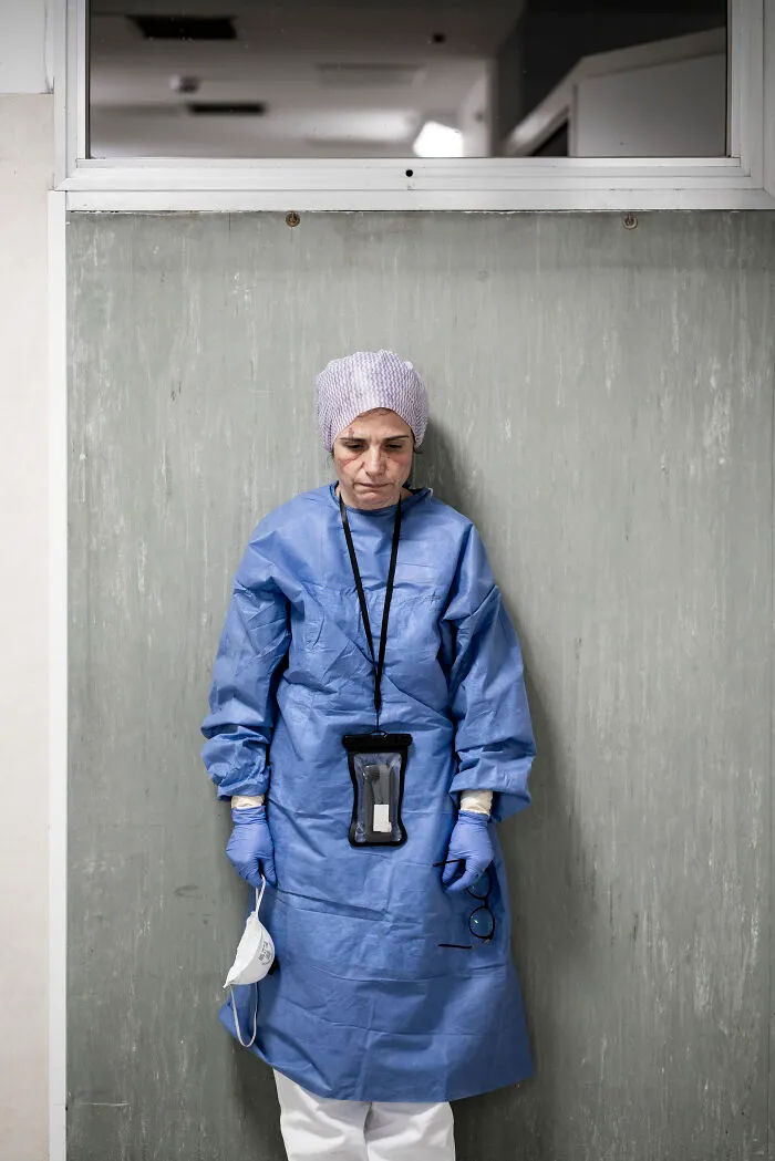 A Surgeon During The Covid-19 Pandemic In San Salvatore Hospital In Pesaro, Italy By  Alberto Giuliani