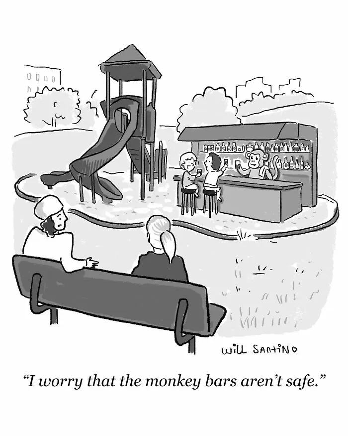 50 Minimalistic Comics Filled With Absurd Situations And Silly Humor By Will Santino (New Pics)