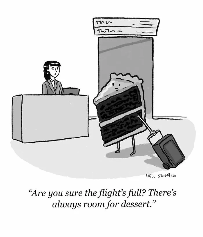 50 Minimalistic Comics Filled With Absurd Situations And Silly Humor By Will Santino (New Pics)