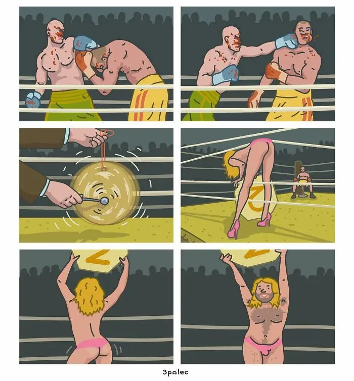 23 Funny Comics With Unexpected Twists And A Dash Of Dark Humor Made By This Artist