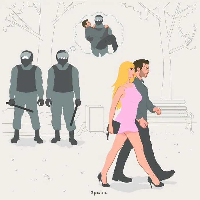 23 Funny Comics With Unexpected Twists And A Dash Of Dark Humor Made By This Artist