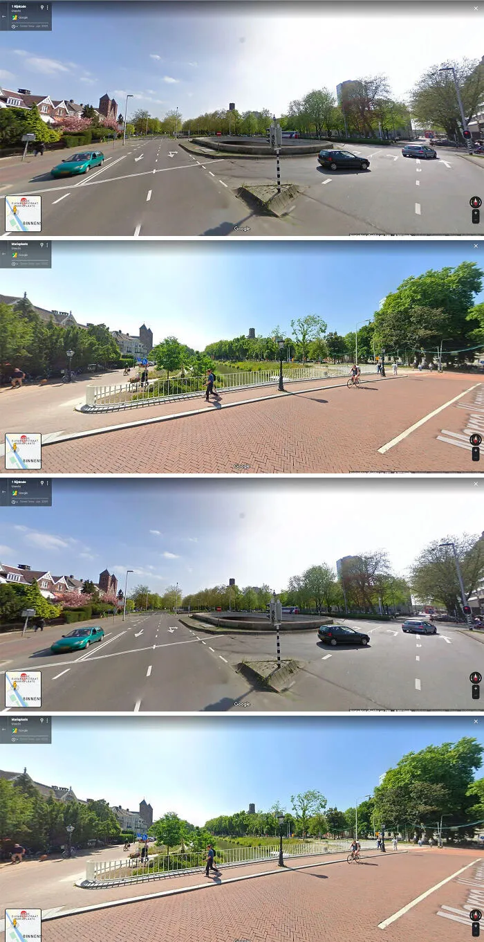 Utrecht, The Netherlands: 50 Years Ago, This Canal Was Filled And Converted Into A Highway. Now It Has Finally Been Transformed Back, With Space For Cyclists And Nature As Well