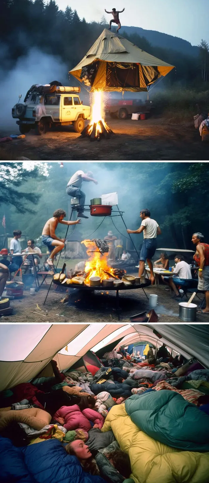 Camping Indeed Looks Like That