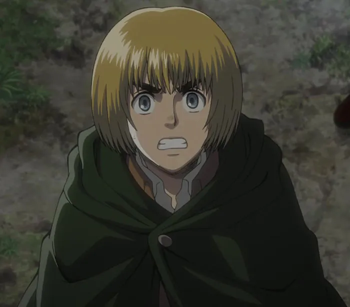 Armin Arlert angry