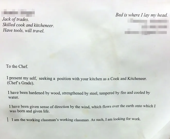 I Dunno If This Guy Was Trolling, But We Received This Resume A While Ago